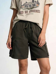 Cargo Shorts with Drawstring - Ultimate Comfort Meets Functionality — view 5