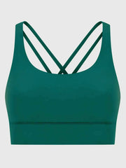 Millennia Crisscross Scoop Neck Active Tank — view 9