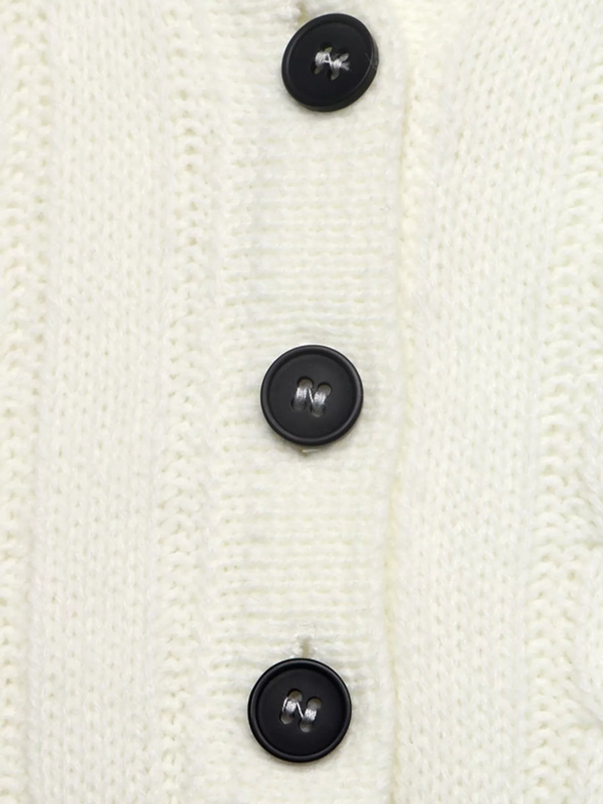 Cable Knit Long Sleeve Sweater — view 8