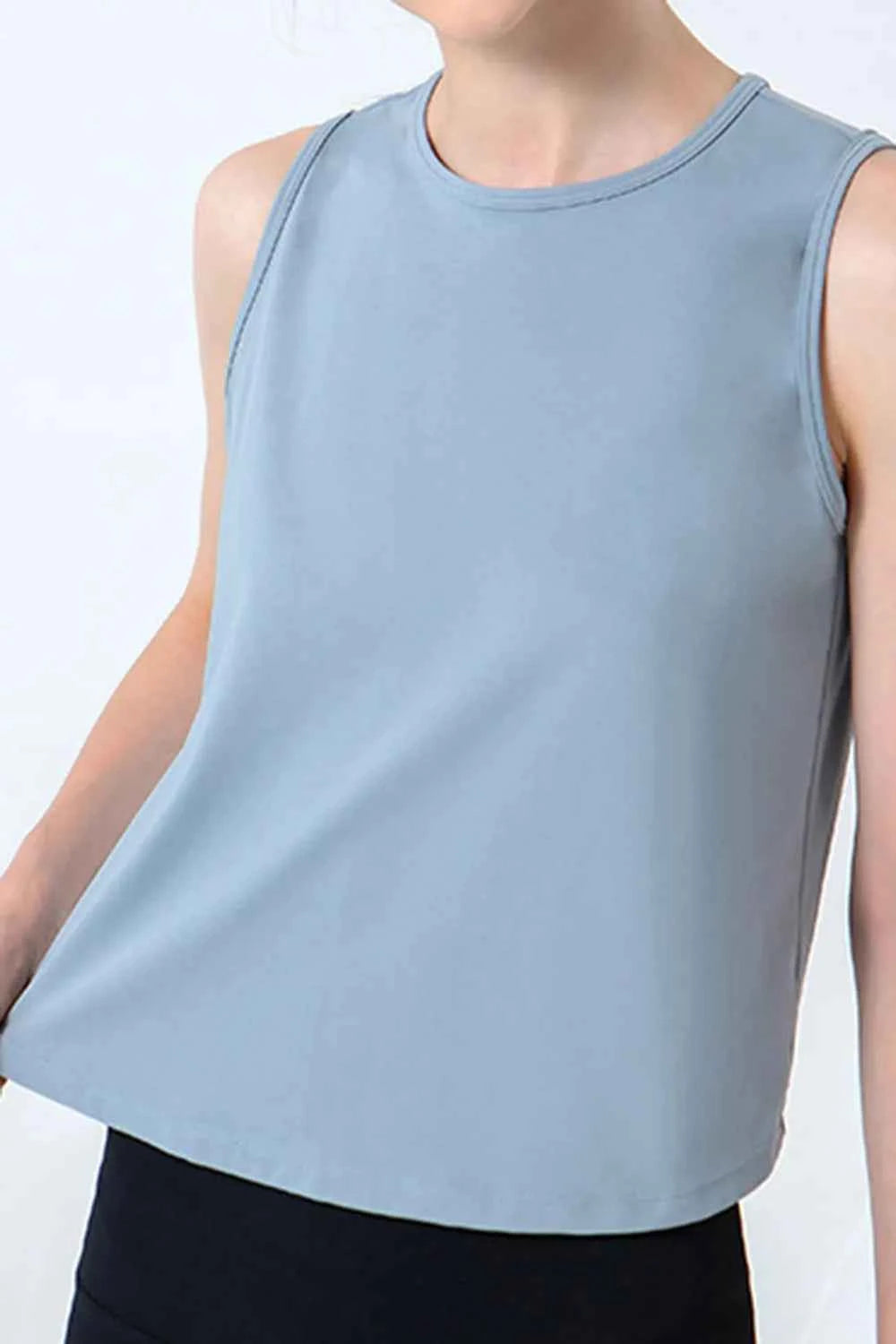 Round Neck Active Tank - Perfect Blend of Style and Comfort — view 14