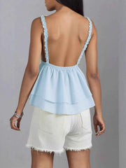 Lace Detail Layered Cami — view 4