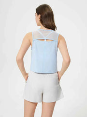 Round Neck Cropped Active Tank for Ultimate Comfort — view 28