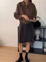 Zip Up Long Sleeve Jacket - Your Perfect Layering Essential — view 9