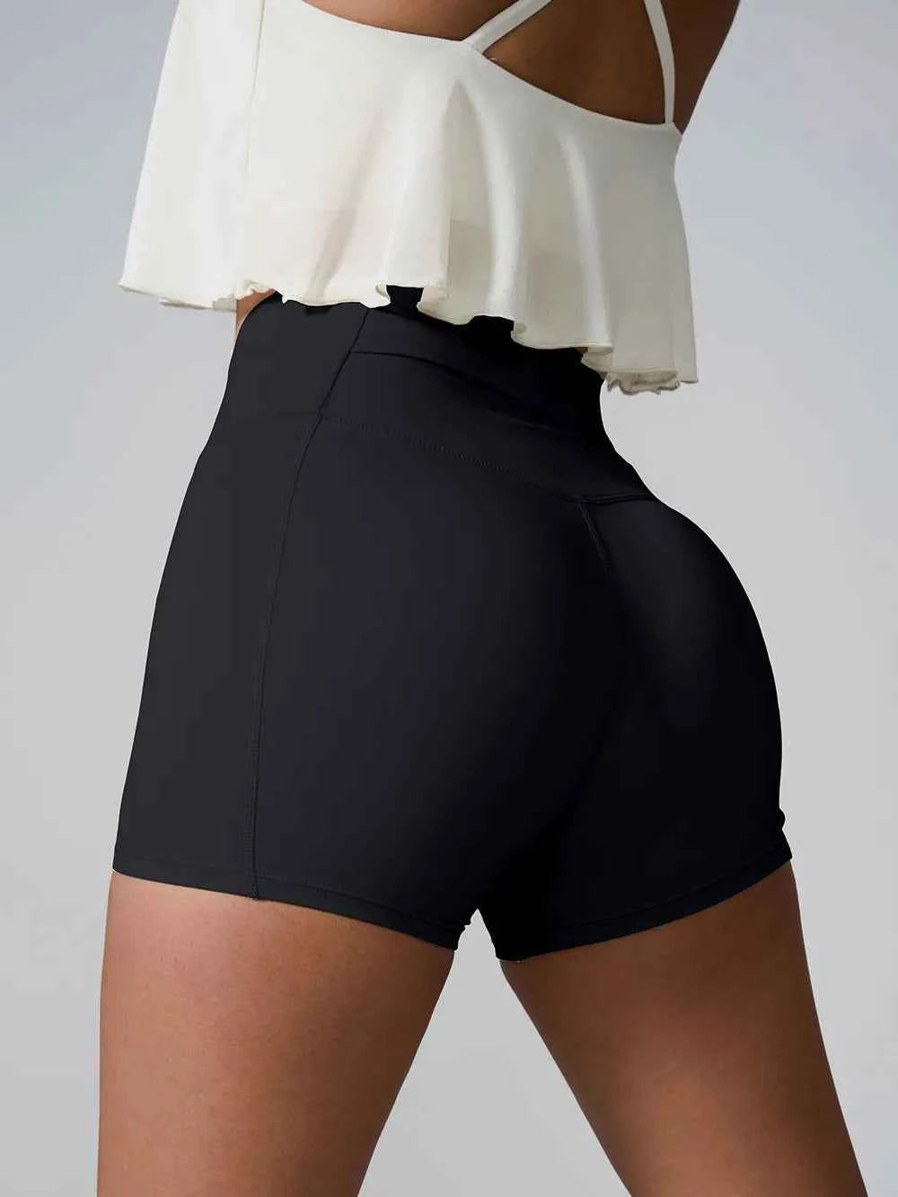 High Waist Active Shorts - Comfort Meets Performance — view 14