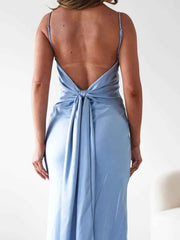 Satin Backless Cami Dress — view 5