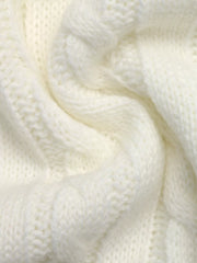 Cable Knit Long Sleeve Sweater — view 11