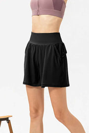 Pocketed Elastic Waist Active Shorts for Ultimate Comfort — view 9