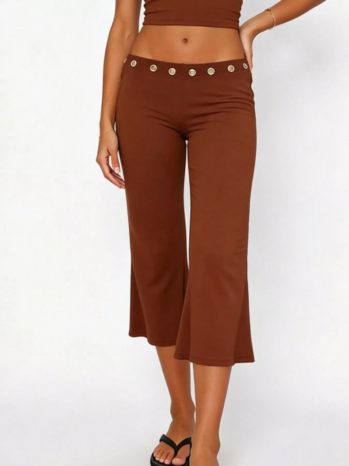 Mid Rise Capris Pants — view 6
